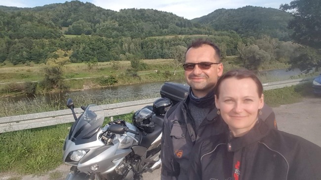 MotocykliÅci po wypadku - Agnieszka i PaweÅ
