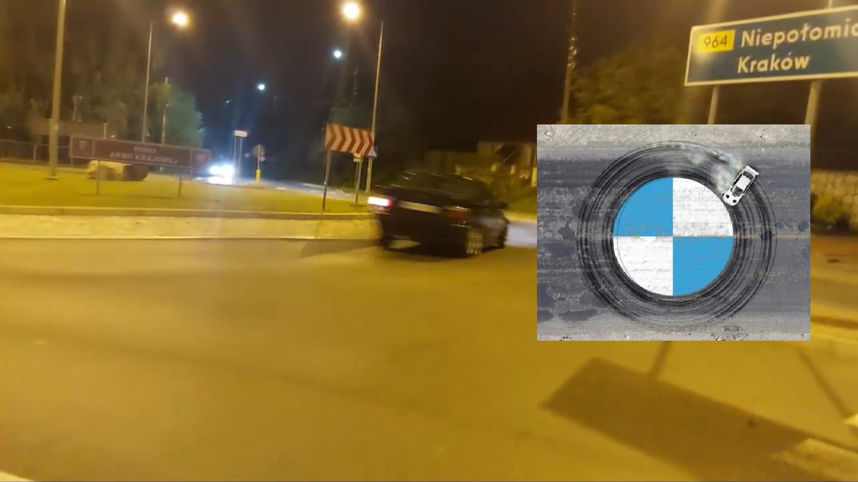 drift na rondzie w wieliczce