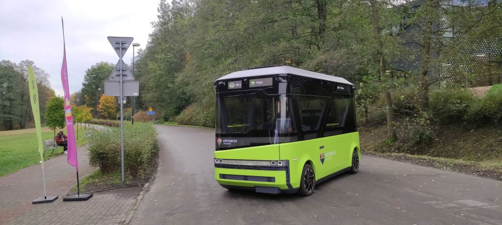 BB-1 autonomiczny bus w Katowicach 2