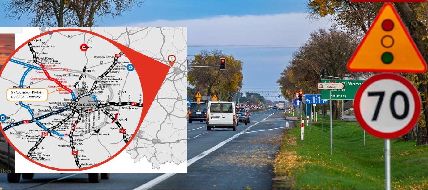 Trasa S7 CzosnÃ³w-KieÅpin
