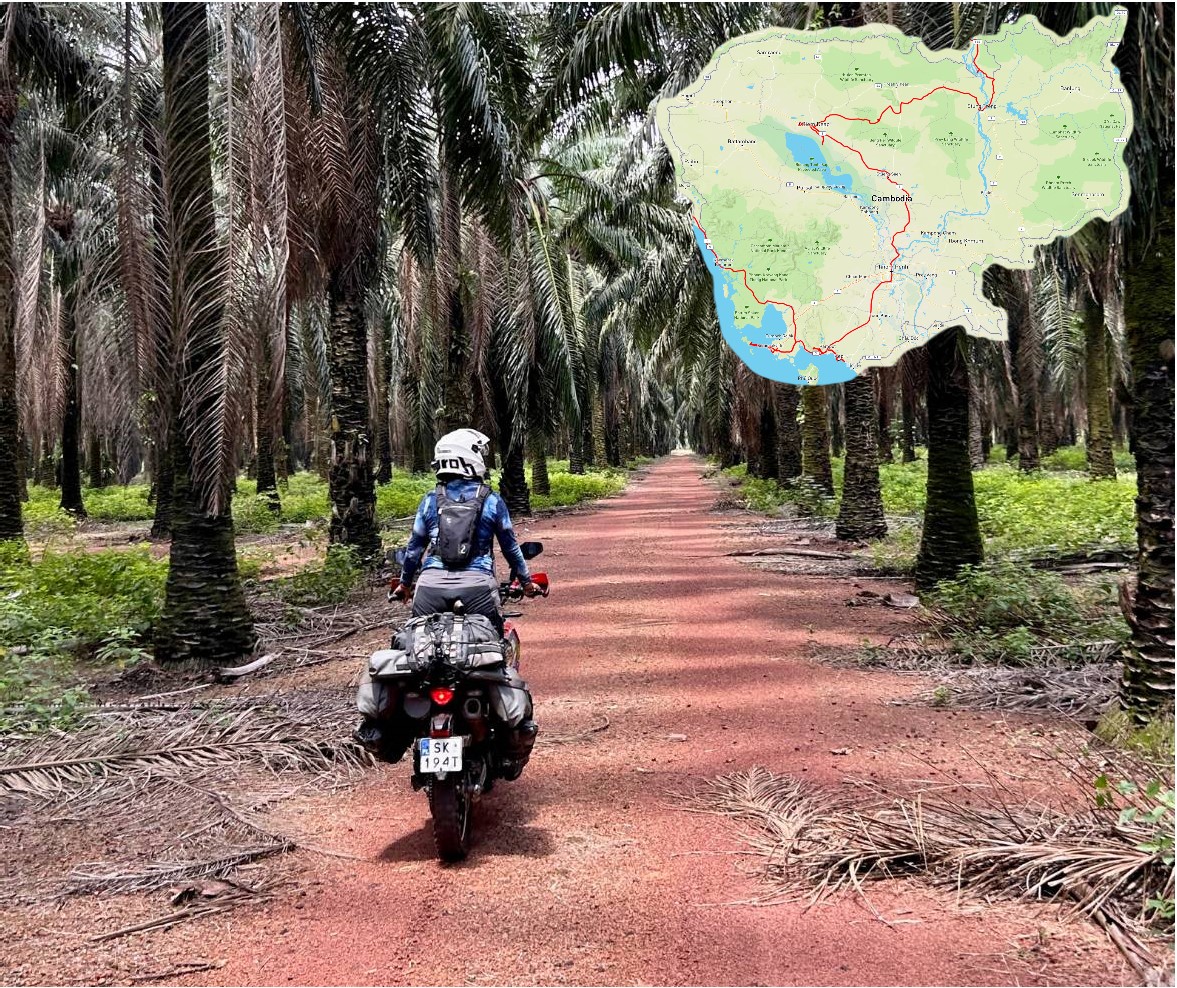 KambodÅ¼a motocyklem